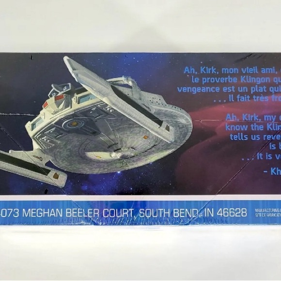 Star Trek USS Reliant NCC-1864 Model Kit Wrath of Khan 1/1000 Polar Lights New - Picture 2 of 5